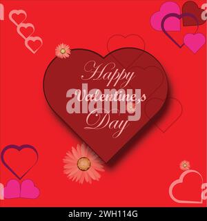 Valentines Tag Stock Vektor