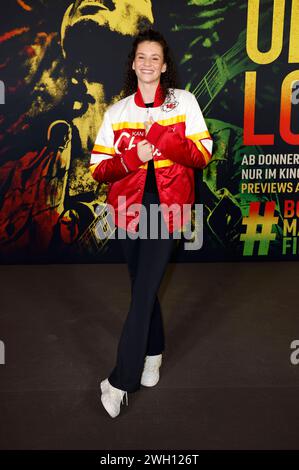 Betty Taube bei der Premiere des Kinofilms Bob Marley: One Love im Kino International. Berlin, 06.02.2024 *** Betty Taube bei der Premiere des Films Bob Marley One Love im Kino International Berlin, 06 02 2024 Foto:XS.xGabschx/xFuturexImagex Love 4210 Stockfoto