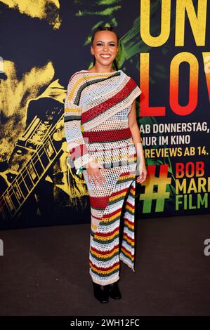 Aminata Belli bei der Premiere des Kinofilms Bob Marley: One Love im Kino International. Berlin, 06.02.2024 *** Aminata Belli bei der Premiere des Films Bob Marley One Love im Kino International Berlin, 06 02 2024 Foto:XS.xGabschx/xFuturexImagex Love 4246 Stockfoto