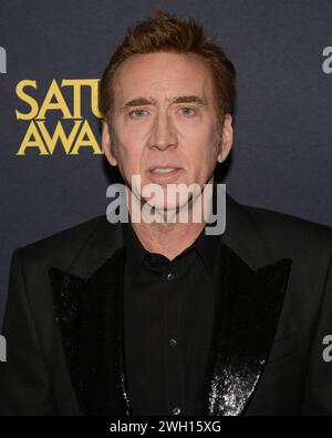 4. Februar 2024, Burbank, Kalifornien, Vereinigte Staaten: Nicolas Cage nimmt an den 51. Jährlichen Saturn Awards 2024 Teil. (Credit Image: © Billy Bennight/ZUMA Press Wire) NUR REDAKTIONELLE VERWENDUNG! Nicht für kommerzielle ZWECKE! Stockfoto