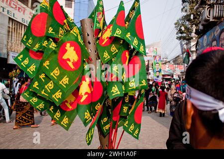 Internationaler Tag Der Muttersprache. Khulna, Bangladesch. Stockfoto