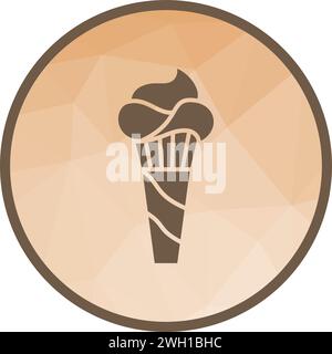 Vektorbild des Icecream-Symbols. Stock Vektor