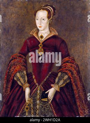 Lady Jane Grey (ca. 1537–1554), auch bekannt als Lady Jane Dudley, „The Streatham Portrait“, Porträtmalerei in Öl auf Tafel, 1590-1600 Stockfoto