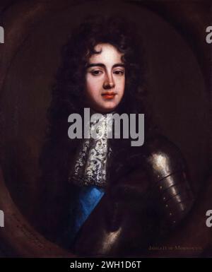 James Scott, 1. Duke of Monmouth, 1. Duke of Buccleuch (1649–1685), englischer Adliger und Offizier in den Niederlanden, Porträtmalerei in Öl auf Leinwand nach Willem Wissing, um 1683 Stockfoto