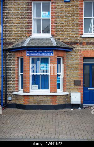 Rayleigh Conservative Party Office, Bellingham Lane, Rayleigh, Essex Stockfoto