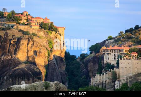 Heiliges Kloster große Meteoron, Meteora, Griechenland Stockfoto