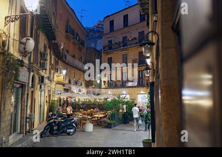 Stadtszenen aus Agrigento auf Sizilien Stockfoto