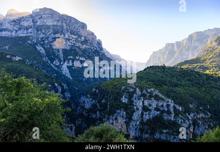 Vikos-Schlucht, Epirus, Griechenland Stockfoto