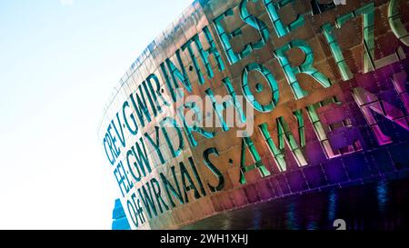 Das Wales Millennium Centre. Stockfoto