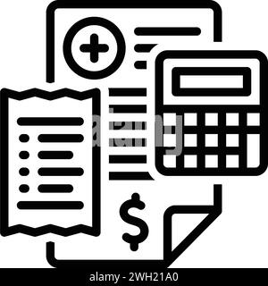 Symbol für Ausgaben, Ausgaben Stock Vektor