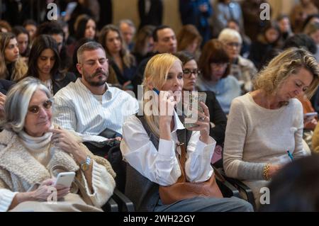 Mailand, Italien. 30. Januar 2024. Foto Stefano Porta/LaPresse 07-02-2024 Milano, Italia - Cronaca - Conferenza stampa di Presentazione della Milano Fashion Week edizione donna 07 Februar 2024 Mailand, Italien - News - Pressekonferenz zur Präsentation der Mailand Fashion Week Frauen's Edition Credit: LaPresse/Alamy Live News Stockfoto