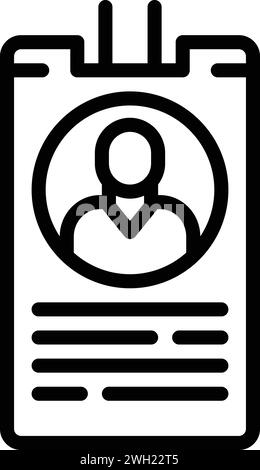 Symbol für benannte, eingeschrieben Stock Vektor