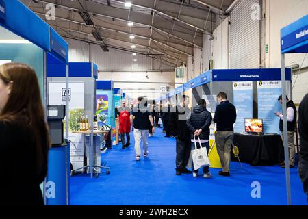 Querschnitt der Messe für Speisen, Getränke, Gastronomie und Gastgewerbe, die am 7. Februar in Westpoint in Exeter, Devon, Großbritannien stattfindet Stockfoto