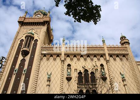 Melbourne City in Australien. Forum Theater Gebäude. Kultur Australiens. Stockfoto