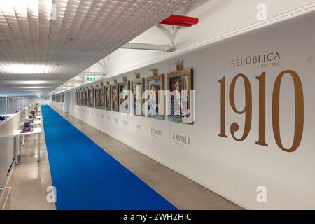 Portugal, Lissabon, das Nationalmuseum für Reisebusse - Museu Nacional dos Coches - befindet sich auf dem Afonso de Albuquerque-Platz im Stadtteil Belem. Das Museum Stockfoto