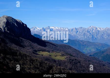 Picos de Europa in Asturien in Nordspanien Stockfoto