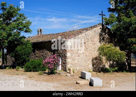 Fermoselle, Santa Cruz Einsiedelei. Naturpark Arribes del Duero, Provinz Zamora, Castilla y Leon, Spanien. Stockfoto