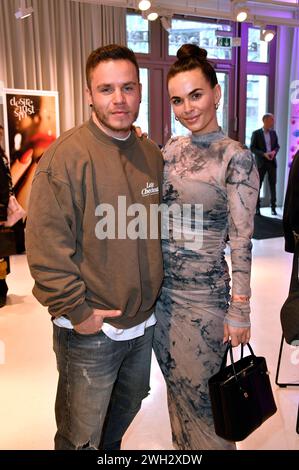 Henning Merten und Denise Kappes beim Mates Date Influencer Event auf der Berlin Fashion Week Herbst/Winter 2024 in der Berliner Freiheit. Berlin, 06.02.2024 *** Henning Merten und Denise Kappes beim Mates Date Influencer Event auf der Berlin Fashion Week Herbst Winter 2024 auf der Berliner Freiheit Berlin, 06 02 2024 Foto:Xn.xKubelkax/xFuturexImagex Mates 4252 Stockfoto
