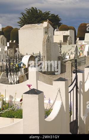 Cementerio Municipal Sara Braun, der städtische Friedhof von Punta Arenas, Chile Stockfoto
