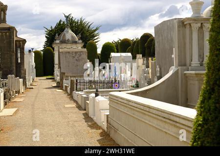 Cementerio Municipal Sara Braun, der städtische Friedhof von Punta Arenas, Chile Stockfoto