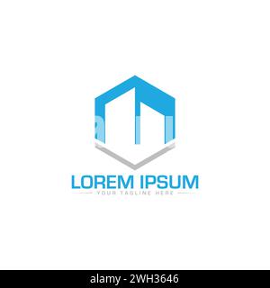 BOX-Logo-Design. Einzigartiges und professionelles Box-Logo-Design. Stock Vektor