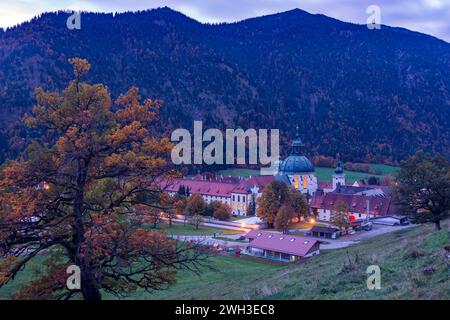 Abtei Ettal Ettal Oberbayern, Garmisch-Partenkirch Bayern, Bayern Deutschland Stockfoto