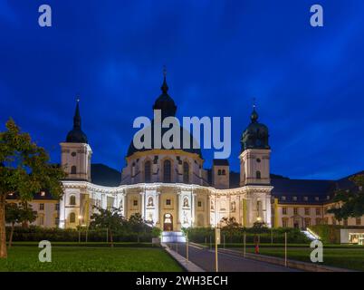 Abtei Ettal Ettal Oberbayern, Garmisch-Partenkirch Bayern, Bayern Deutschland Stockfoto