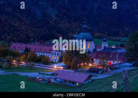 Abtei Ettal Ettal Oberbayern, Garmisch-Partenkirch Bayern, Bayern Deutschland Stockfoto