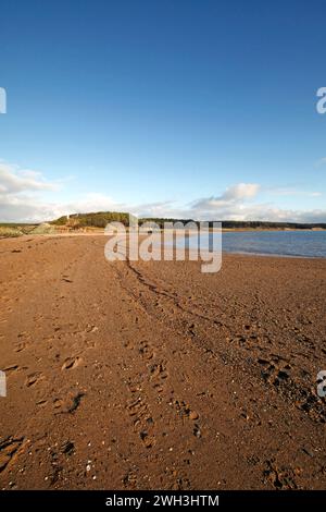Traeth Llanddwyn, Teil des Newborough Warren National Nature Reserve. , Anglesey, Wales, Großbritannien Stockfoto