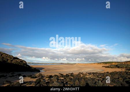 Traeth Llanddwyn, Teil des Newborough Warren National Nature Reserve. , Anglesey, Wales, Großbritannien Stockfoto