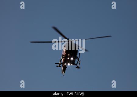 Wales Luftwagenwagen in Aktion. Mit Sitz am Flughafen Caernarfon in nordwales, Großbritannien Stockfoto