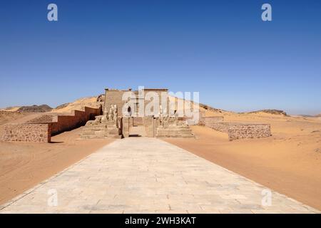 Der Tempel von Wadi al-Seboua, Nassersee, Ägypten Stockfoto