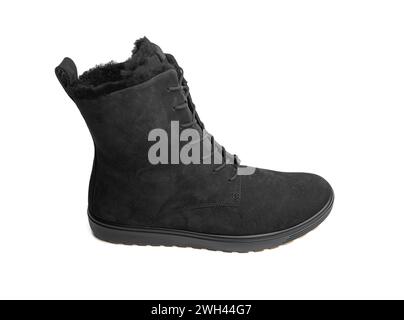 Damen Winterschuhe isoliert auf einem weiß. Stockfoto