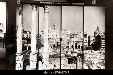 Foto vom Album einer italienischen jüdischen Familie (Jarach), die im Sommer 1933 zur internationalen Expo in Chicago reiste. Im italienischen Pavillon Stockfoto