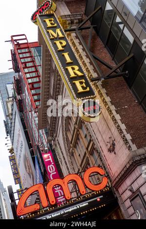 AMC Empire 25 Movie Theater in Times Square, NYC, USA 2024 Stockfoto