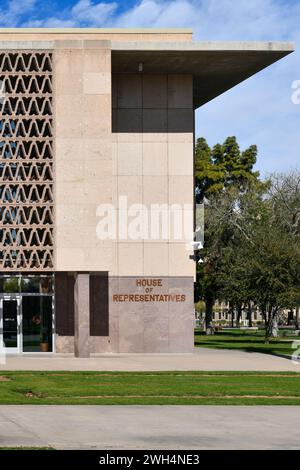 Das Gebäude des Repräsentantenhauses befindet sich neben dem Arizona State Capitol in Phoenix, Arizona. Stockfoto