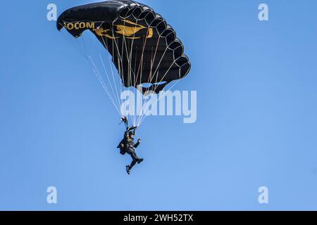 Rom, GA, USA – 14. Oktober 2018: US Air Force Kampfjet führt während einer Trainingseinheit in Georgia, USA, Sortien durch Stockfoto