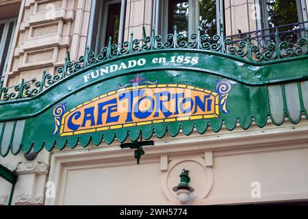 Café Tortoni Buenos Aires, Argentinien, Montag, 13. November 2023. Foto: David Rowland / One-Image.com Stockfoto