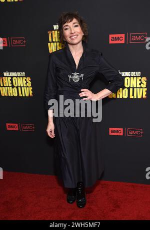 Los Angeles, USA. Februar 2024. Naomi Grossman kam am 7. Februar 2024 zum Red Carpet Event „The Walking Dead: The Ones Who Live“ im Linwood Dunn Theater in Los Angeles, Kalifornien. © Lisa OConnor/AFF-USA.com Credit: AFF/Alamy Live News Stockfoto