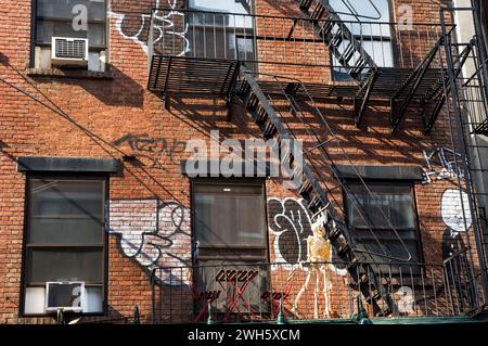New York City: Graffiti in Manhattan Stockfoto
