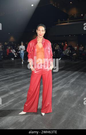 Annabelle Mandeng bei der Kilian Kerner Fashion Show in Berlin 07.02.2024 *** Annabelle Mandeng auf der Kilian Kerner Fashion Show in Berlin 07 02 2024 Stockfoto