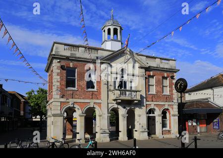 Das Christchurch Town Council Building, Christchurch Town, Dorset; England, Großbritannien Stockfoto