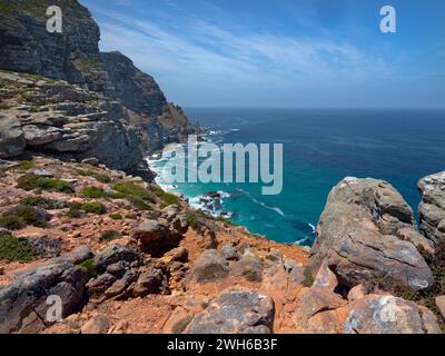 Cape Point auf der Kap-Halbinsel südwestliche Spitze des afrikanischen Kontinents in Südafrika Stockfoto