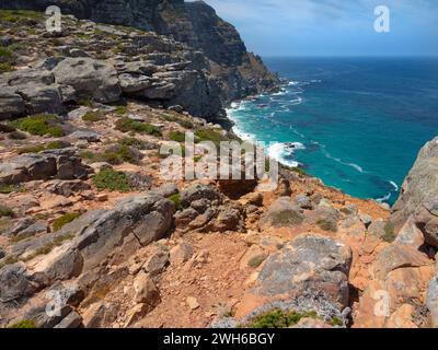 Cape Point auf der Kap-Halbinsel südwestliche Spitze des afrikanischen Kontinents in Südafrika Stockfoto