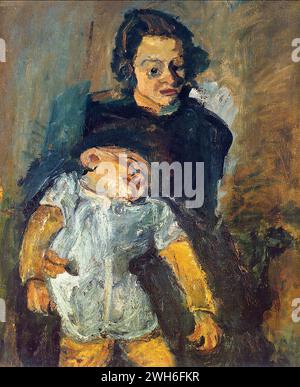 Chaim Soutine (1893–1943), Russisch-Französisch, Expressionismus Maternité (Mutterschaft) Stockfoto