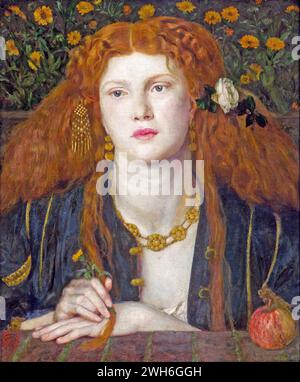 Dante Gabriel Rossetti (1828-1882), Britisch, Pre-Raphaelite Brotherhood – Bocca Baciata (non perde ventura) [1859] Stockfoto