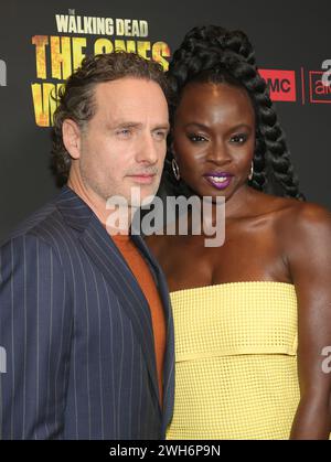 Los Angeles, Ca. Februar 2024. Bei der Premiere von AMC The Walking Dead: The Ones Who Live im Linwood Dunn Theater am 7. Februar 2024 in Los Angeles, Kalifornien. Quelle: Faye Sadou/Media Punch/Alamy Live News Stockfoto