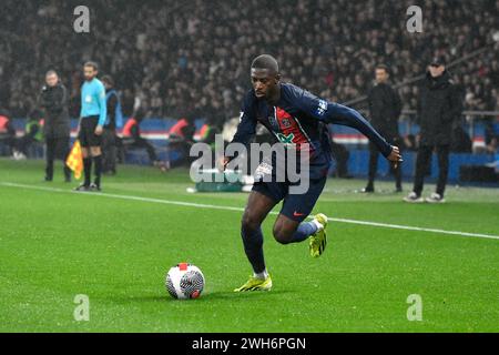 Paris, Frankreich. Februar 2024. Julien Mattia/Le Pictorium - französisches Pokalspiel zwischen PSG und Brest - 07/02/2024 - France/Ile-de-France (Region)/Paris - Ousmane Dembele während des Coupe de france-Spiels zwischen PSG und Brest im Parc des Princes, 7. Februar 2024. Quelle: LE PICTORIUM/Alamy Live News Stockfoto