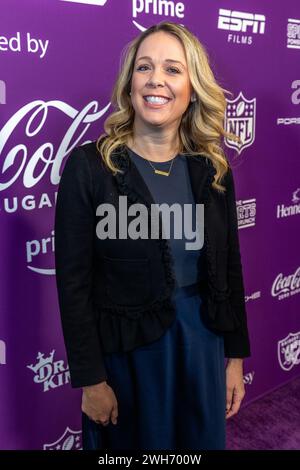 Las Vegas, USA. Februar 2024. Shannon Mattingly, Meta, nimmt am 7. Februar 2024 im Aria Hotel and Casino in Las Vegas, Nevada, am 5. Jährlichen Sports Power Brunch Teil, bei dem die mächtigsten Frauen im Sport gefeiert werden. (Foto: Travis P Ball/SIPA USA) Credit: SIPA USA/Alamy Live News Stockfoto