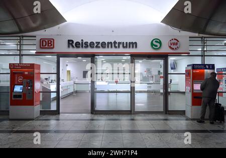 Reisezentrum Deutsche Bahn, Bahnhof Spandau, Berlin, Deutschland Stockfoto